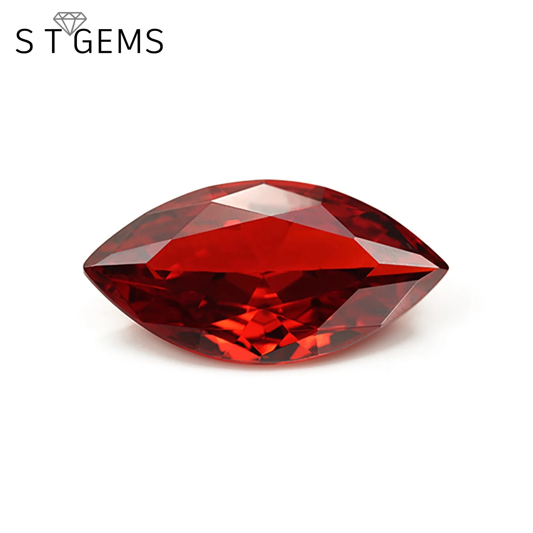 Synthetic 3.5*7mm CZ Diamond Garnet Marquise Cut Cubic Zirconia Prices