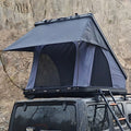 HOTO 4x4 Rooftop Tent 2025 Model Inspires Outdoor Camping Car Tent Triangle 4 Season Carbon Black Color Roof Top Tent for Sale