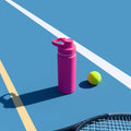 550ml 18oz Vacuum Insulated Water Bottle Wide Mouth Tumbler with Leak Proof Thermo Double Wall Powder Coated Thermal Bottle