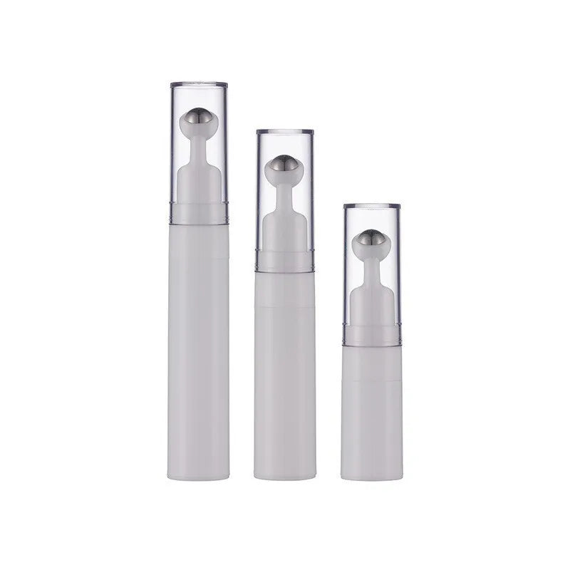 5ML 10ml 15ml Plastic Airless Eye Serum Cream Roll on Bottle with Steel Ball