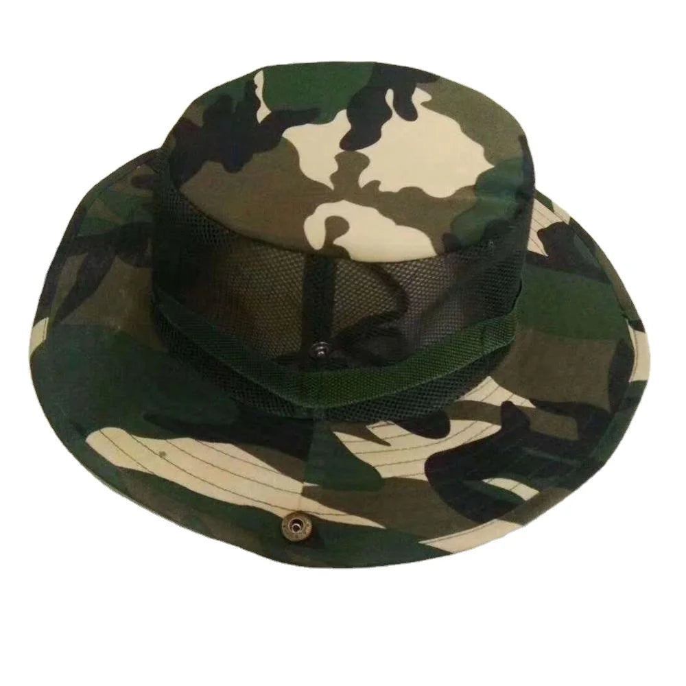 Hot Selling Uv Resistant Mesh Hat Men and Women Hats Trucker Fishing Camouflage Hats