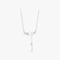 Elegant Neck Chain for Women Anniversary Fine Jewelry 925 Sterling Silver Charm Shell Pearl Camellia Flower Pendant Necklace