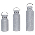 M74 500ml Diamond Encrusted Water Cup Bottle Thermos Stainless Steel Diamond Vacuum Flask Bling Rhinestone Tumbler With Straw