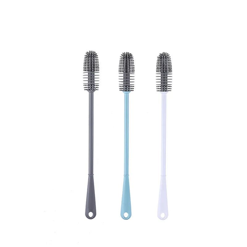 Household Thickened Long Handle Cup Brush Small Caliber Long Water Bottle Cleaning Brush