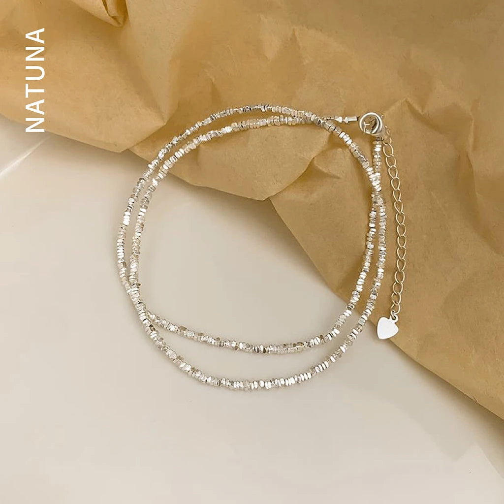 White Gold Necklace Mama Necklace 925 Solid Silver Fine Jewelry Gift for Mother's Day Trendy Necklace I Love You