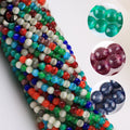 Zhe Ying Wholesale 2mm Cats Eye Glass Round Beads 14.mix Colors Chinese Loose Mona Lisa Opal Crystal Beads for Jewelry Making