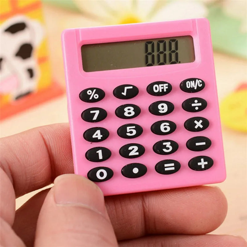 Factory Price Mini Calculator Carry Extras School & Office Handheld Pocket Type Electronics Creative Calculator
