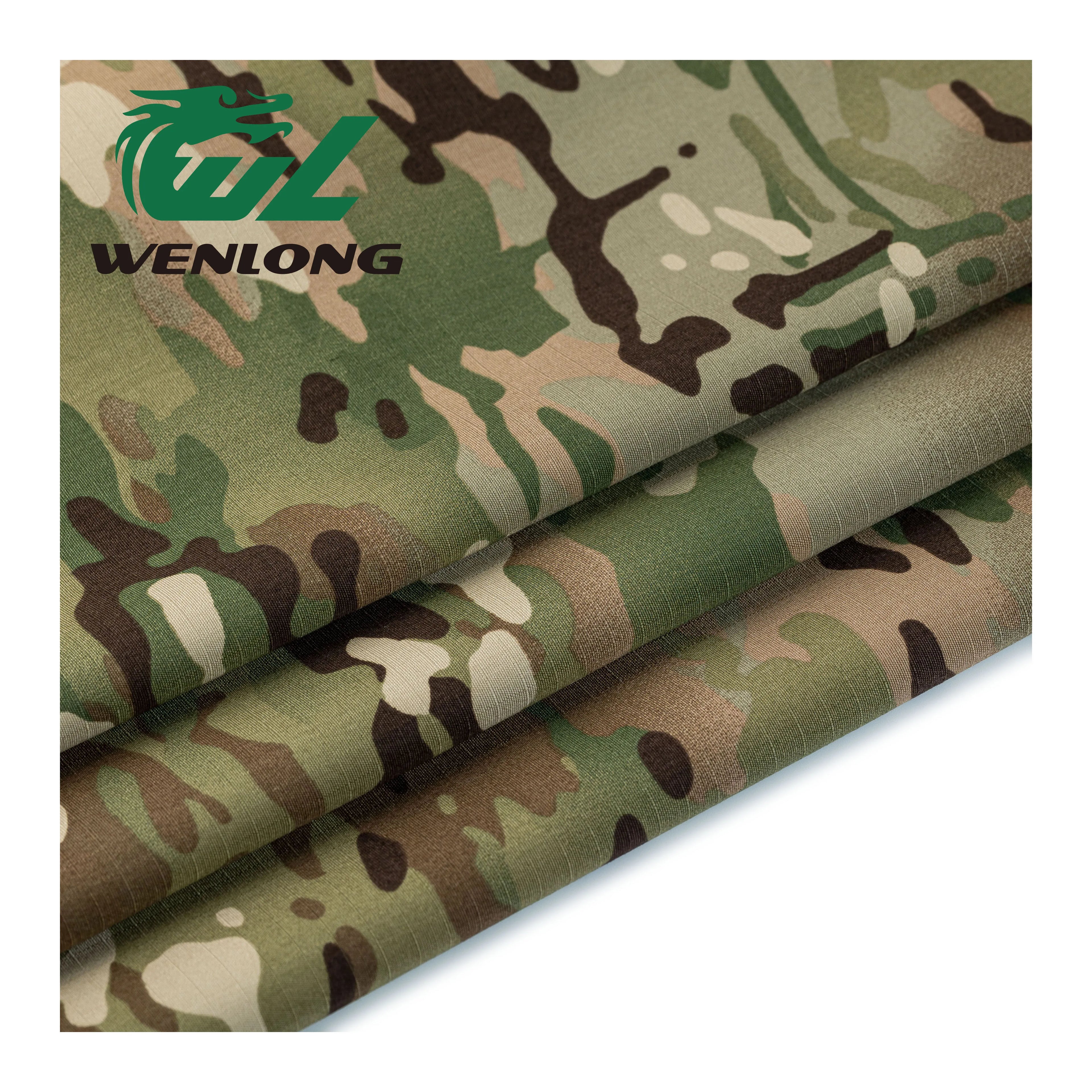 RTS NYCO Ripstop Woven Printed Camouflage Fabric Anti-Tearing Waterproof 50%Nylon 50%Cotton for Garment Costume Uniform