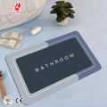 Soft Diatomite Bath Mats Super Water Absorbent Eco-Friendly Modern Design Luxury Bathroom Rug Anti-Slip