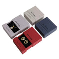 Wholesale Custom Logo Luxury Rectangle Cardboard Jewelry Packaging Box with Velvet Lining Small Double Door Drawer Gift Box