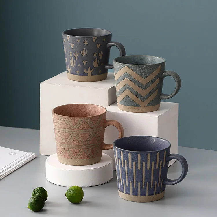 Japanese and Korean Style Tea Handmade Pottery Ceramic Coffee Cup