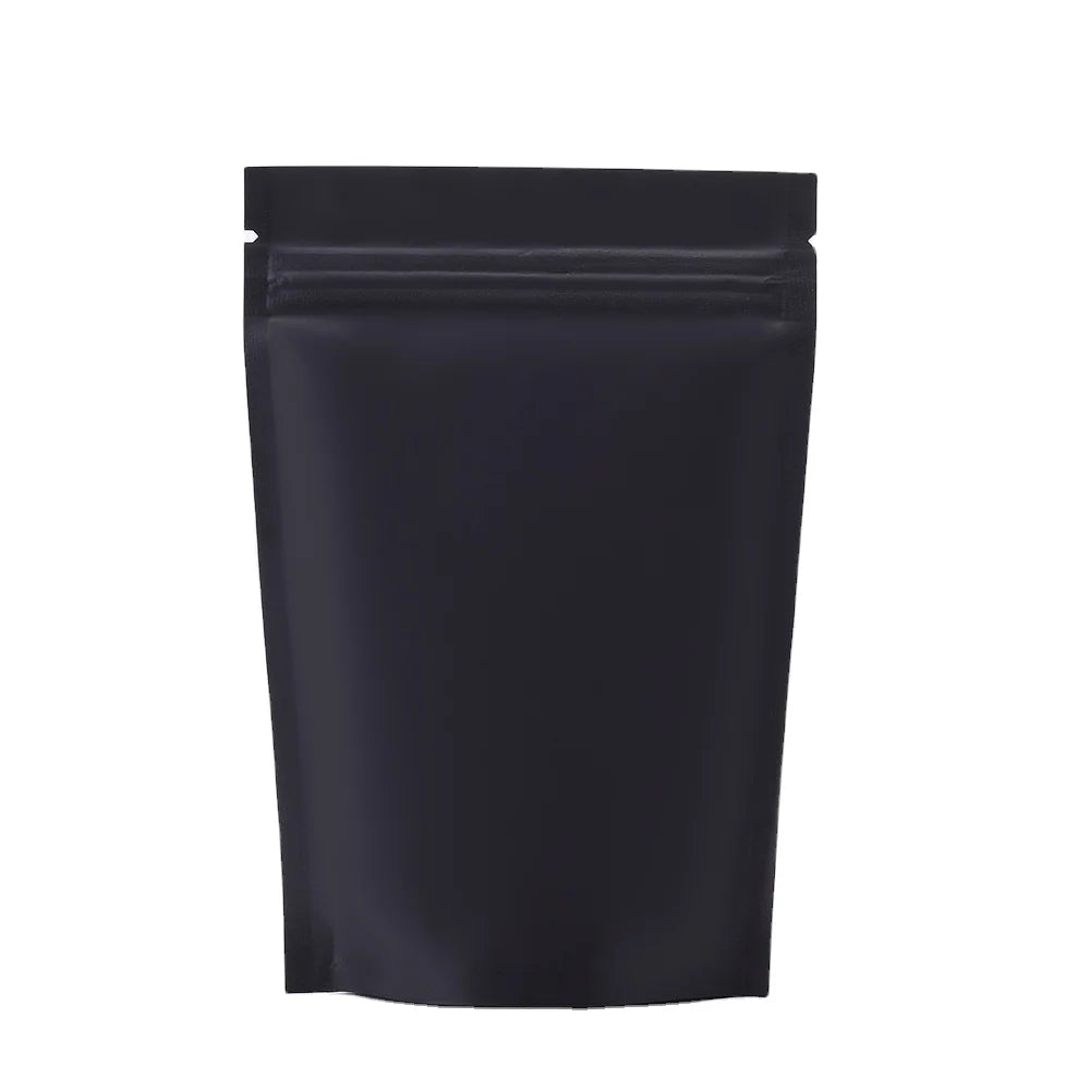 100% Recycle Biodegradable Custom Logo Resealable Matte Doypack Mylar Ziplock Bags Food Package Aluminum Foil Stand up Pouch