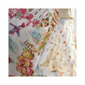 55% Linen 45% Cotton Woven Fabric Digital Colorful Print Shirt Fabric Linen and Cotton for Girl's Dress Skirts Shirts  Garments