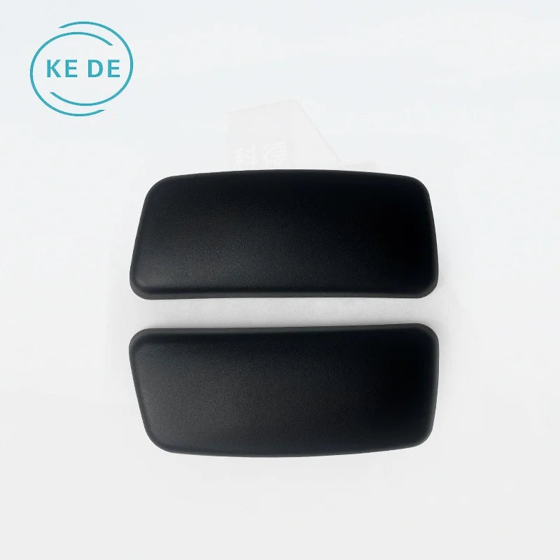 KEDE Wholesale Black Rectangle Gaming Chair Parts Armrest Replacement Chair Armrest Pad Office Chair Armrest Pads