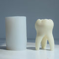 3D Tooth Candle Silicone Molds Tooth Cake Baking Chocolate Making DIY Crafts Home Plaster Decorative Ornaments Making Mold