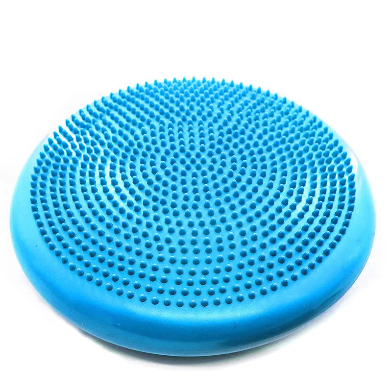 PVC Inflatable Wiggle Seat Yoga Balance Pad Disc & Massage Wobble Cushion for Bolsters & Cushions