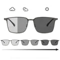 SKYWAY Colour Change Man Square Day Night Vision Photochromic Polarized Driving Men Sunglasses