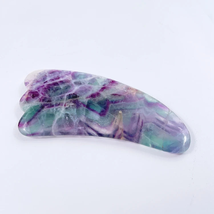 Huiying Face Slimming Crystal Claw Body Scraping Massage Tool Board Fluorite Jade Gua Sha