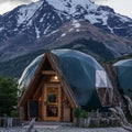 8M Luxury Glamping Dome Geodesic Domo Tent for Hotel or 50 People Small Event