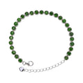 925 Sterling Silver Natural Diopside Bracelet for Women Gorgeous Rhodium Plated Classic Fine Jewelry for Weddings Parties Gifts