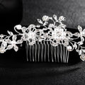 Wholesale Fashion Jewelry Metal Hair Combs Rhinestone Wedding Hair Comb