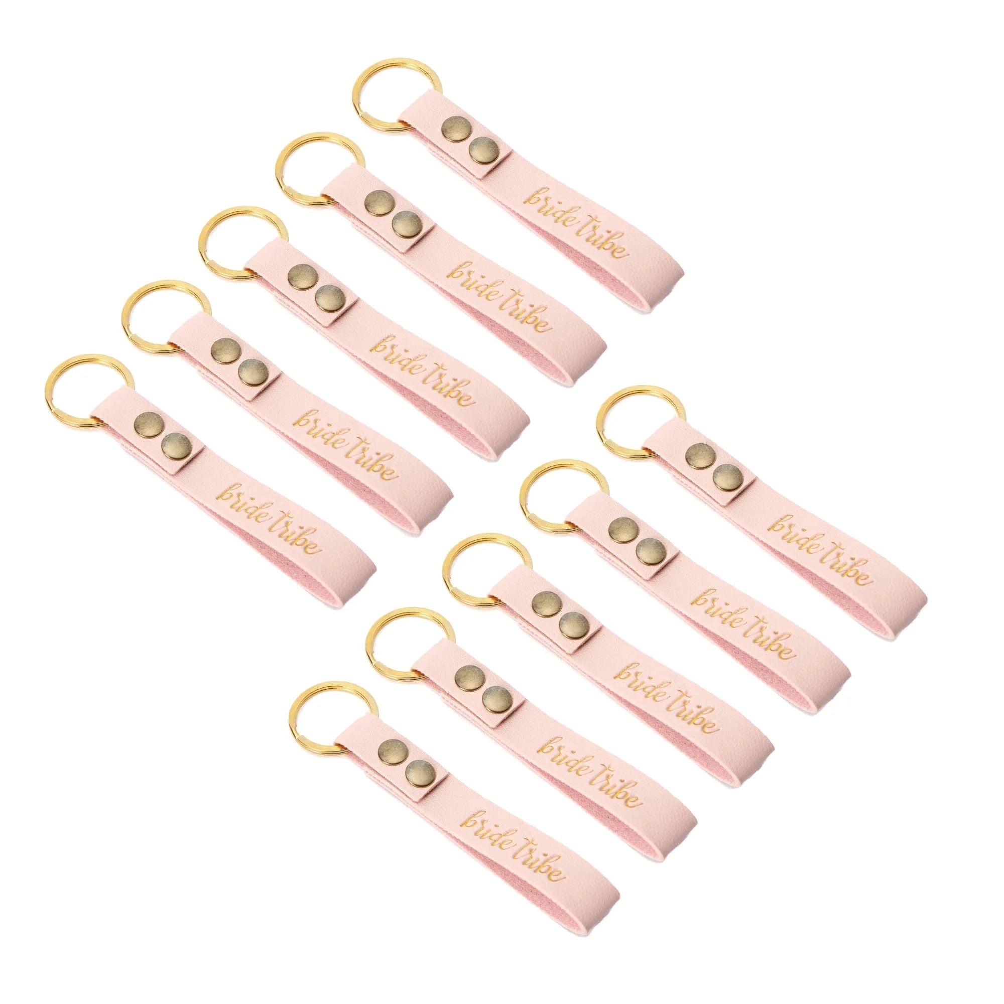 Leather Wedding Key Rings Bridal Portable Bridesmaid Key Chain Gifts Bride Tribe Keychains for for Bridal Wedding Party