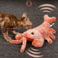 Catnip Smart Cat Toy USB Electric Lobster Pet Plush Cat Toy Squeaky Interaction Chew Cat Toy Pet Products