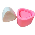 B-3463 3D Cement Multi Meat Plant Flowerpot Silica Gel Mold DIY Triangular Concrete Flowerpot More Meat Silicone Mold