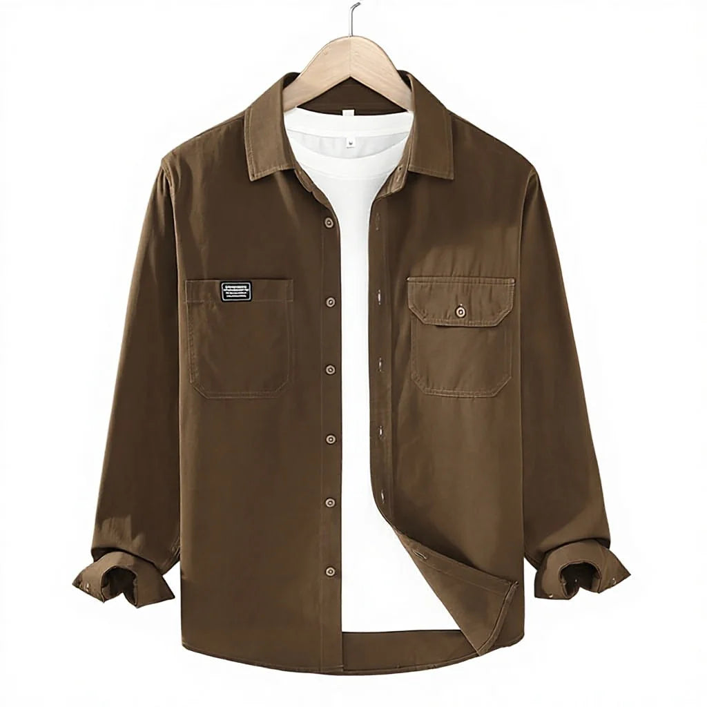 Leesourcing Wholesale Industrial Button Breathable Mechanic Work Shirt Men