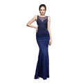 16088# Full Craft Lace Pressed European Toasting Dress Bride Long Appreciation Dinner Fishtail Wedding Evening