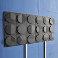 Modern Design Lightweight 3D Ceramic Tiles PU Cement Component Wall Decoration Partition Easy Installation Hotels Household