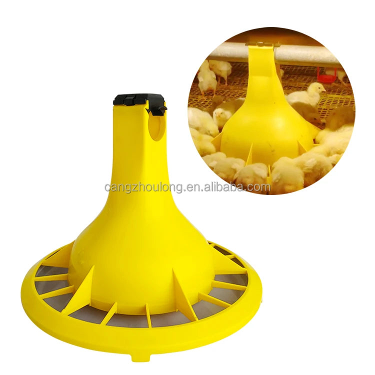 YZB LML51 Automatic Poultry Chicken Feeder Pan for Broiler Duck Hens Equipment Animal Feeders