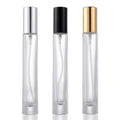 10ml Mini Empty Glass Sample Test Spray Long Perfume Bottle With Aluminum Cap Atomizer
