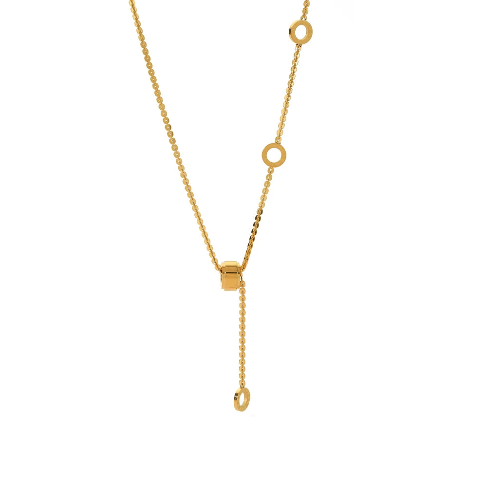 Popular Design Stainless Jewelry 18K Gold Plated Hoknittedarms Acceswomens Dangfinger Ringsecklapunkasummerfree Jewelry Casual