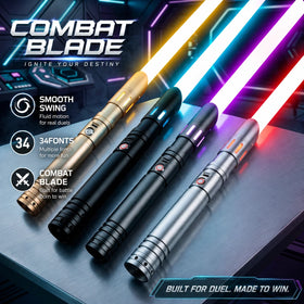 MSDS Certified Infinite Blade Colors Change Smooth Swing Lightsaber Baselit Neopixel Proffie Multiple Chip Functions Light Sword