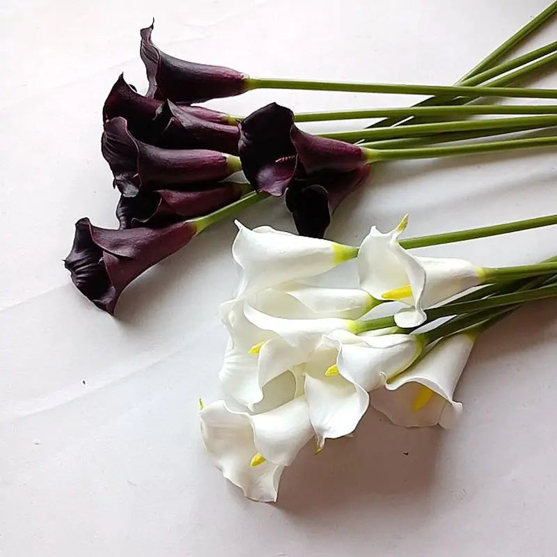 Hot Selling Cheap Calla Lily Artificial Real Touch Lily Flowers for Wedding Party Home Decoration Table Center Decor