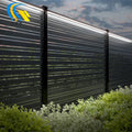 European Style Aluminum Alloy Fence Privacy Grid Guardrail Villa Courtyard Outdoor Garden Iron Balcony Railing Trellis Gates