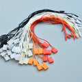 Best Selling New Design hang Tag String Garment Accessory Stopper hang Tag String Custom Black hang Tag String