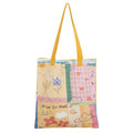 Eco-friendly Custom Logo Cotton Tote Bag Reusable Bohemian Style Calico Shopping Hand Shopper White Embroidery Promotional Gift