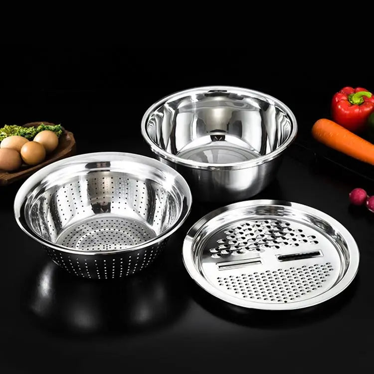Multi-function Fine Stainless Steel Drain Basket Strainer
