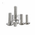 304 Stainless Steel Large Flat Head Mushroom Head Screw Cross Bolt Machine Wire M3-M6