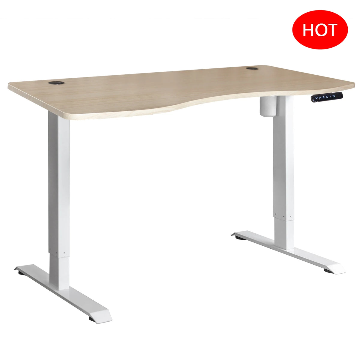 Ergonomic Electric Standing Desk New Design Height Adjustable Modern Office Computer/Laptop Desk Single Motor Metal Construction MegaBDM