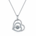 Factory Hot Sale Glittering 12 3 Ct 925 Moissanite Silver Women'S Necklace Set for Party