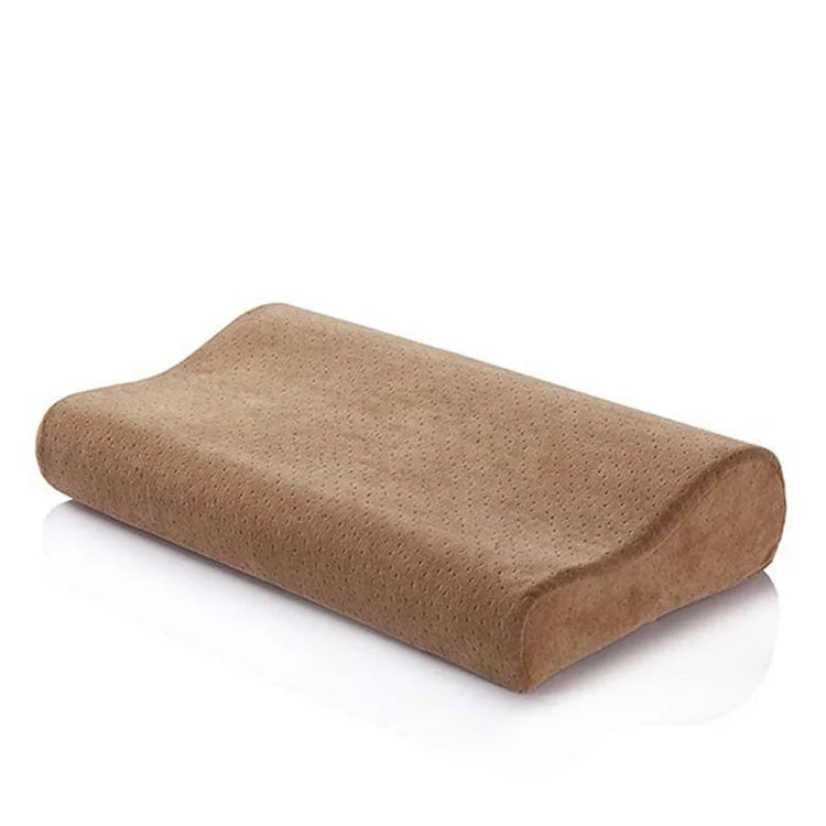 OEM/ODM Custom Bed Sleep Factory Embroidery Orthopedic Memory Foam Contour Bed Sleeping Pillow