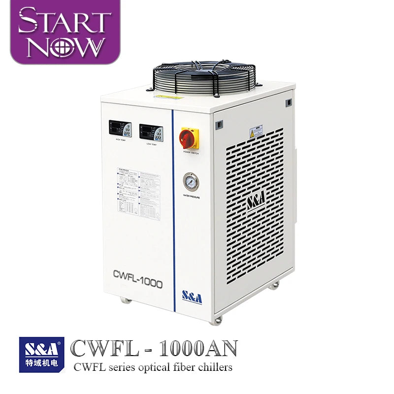 S&A CWFL-1000AN & 1000BN Water Chillers for Cooling 1000W Fiber Machine CWUL-05 Water Chiller Applied for Cooling 3W 5W UV Laser