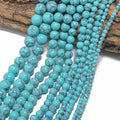 Wholesale 4/6/8/10/12mm Pink Blue Synthetic Turquoise Beads Handmade DIY Jewelry Making Bracelet Pendant Accessories MegaBDM