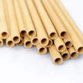 Wholesale Disposable Green Degradable Bamboo Straw Custom LOGO Can Be Laser LOGO Instead of Plastic Straws BPA Free