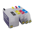 252XL 27XL Refillable Ink Cartridge With ARC for Epson WorkForce WF-3620 WF-3640 WF-7110 WF-7610 WF-7620 WF-7710 WF-7720 Printer