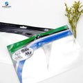 Wholesale Clear Zipper Seal Soft Plastic Worm Fishing Lure Bait Packaging Bags with Hanging Hole