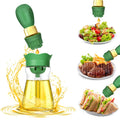Heat Resistant Portable Silicone Oil Dispenser Bottle Silicone Oil Bottle Brush Kitchen Baking BBQ Tools Silicone Oil Brush